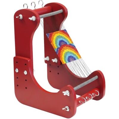 Generic Verstellbarer Perlenwebstuhl, stabiles Design, stehender Perlenwebstuhl Perlenwebstuhl-Set, ergonomisches, abgewinkeltes Design Generic Verstellbarer Perlenwebstuhl, stabiles Design, stehender Perlenwebstuhl Perlenwebstuhl-Set, ergonomisches, abgewinkeltes Design