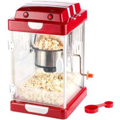 Rosenstein & Söhne Popcornmaschine: Retro-Popcorn-Maschine "Movie" im 50er-Jahre-Look (Popcornmaschine Retro, Design, Zuckerwatte) Rosenstein & Söhne Popcornmaschine: Retro-Popcorn-Maschine "Movie" im 50er-Jahre-Look (Popcornmaschine Retro, Design, Zuckerwatte)