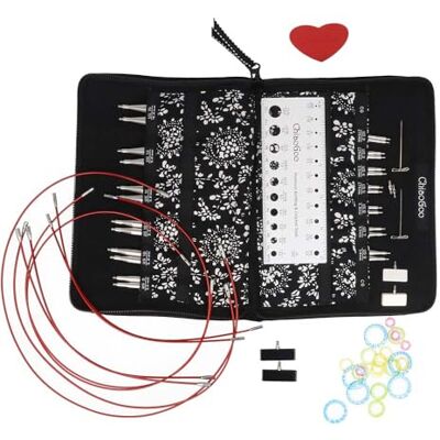 chiaogoo TWIST Lace Wechselnadel-Set 10 cm, 2,75-10,00 mm, CG7400-C chiaogoo TWIST Lace Wechselnadel-Set 10 cm, 2,75-10,00 mm, CG7400-C