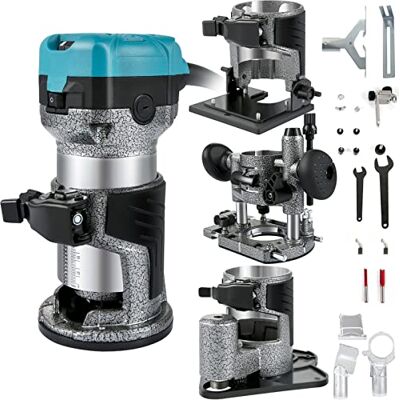 Generic Elektrischer Trimmer für die Holzbearbeitung, Handholzfräsmaschine, Tischlerwerkzeuge zum Trimmen, Schlitzen, Fräsen, Nuten, Schnitzen (Farbe: 4 Basen-C, Größe: 1) (4 Basen a) Generic Elektrischer Trimmer für die Holzbearbeitung, Handholzfräsmaschine, Tischlerwerkzeuge zum Trimmen, Schlitzen, Fräsen, Nuten, Schnitzen (Farbe: 4 Basen-C, Größe: 1) (4 Basen a)