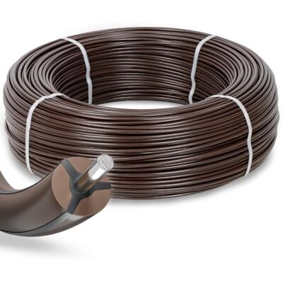 Voss MustangWire Pferdezaun Draht braun 400m Ø8mm MustangWire, hohe Haltbarkeit Voss MustangWire Pferdezaun Draht braun 400m Ø8mm MustangWire, hohe Haltbarkeit