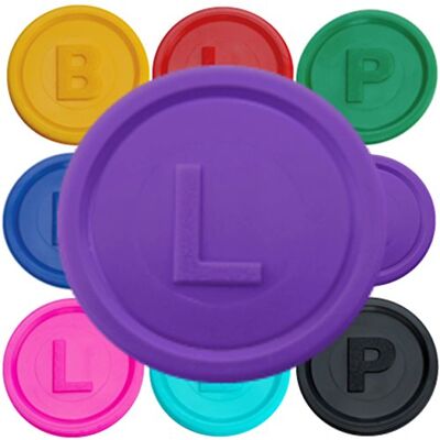 SCHWABMARKEN 1000 Pfandmarken, Chips, Token Farbe Lila L SCHWABMARKEN 1000 Pfandmarken, Chips, Token Farbe Lila L