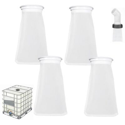 Binmiza 4 Stück Filter Deckelfilter, 200 Mesh IBC Tank Filter Regenwasserfilter, Abwaschbar Ersatzfilter Feinfiltration, Filters aus Nylon für Regenwassertank und Container Binmiza 4 Stück Filter Deckelfilter, 200 Mesh IBC Tank Filter Regenwasserfilter, Abwaschbar Ersatzfilter Feinfiltration, Filters aus Nylon für Regenwassertank und Container