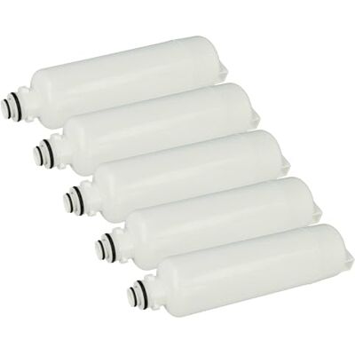 vhbw 5x Wasserfilter Filterkartusche Filter Ersatz für RA450012 REPLFLTR55, RA450022, KSZ50UCP, KS50ZUCP für Kühlschrank vhbw 5x Wasserfilter Filterkartusche Filter Ersatz für RA450012 REPLFLTR55, RA450022, KSZ50UCP, KS50ZUCP für Kühlschrank