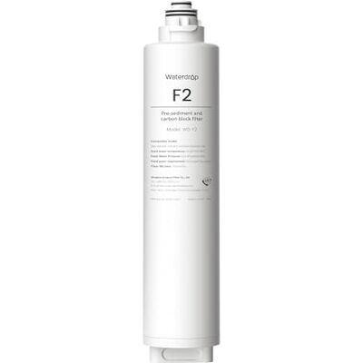Waterdrop F2 Filter für X8/X12/X16 RO-System, 6 Monate Lebensdauer Lange Filterlebensdauer, 5-Stufige Präzisionsfiltration Waterdrop F2 Filter für X8/X12/X16 RO-System, 6 Monate Lebensdauer Lange Filterlebensdauer, 5-Stufige Präzisionsfiltration