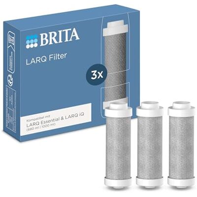 Brita LARQ Filter Wasserfilter für LARQ Essential Trinkflaschen (680 ml / 1000 ml), reduziert PFAS, Chlor & Mikroverunreinigungen für puren Geschmack (Ersatzfilter (3 St.)) Brita LARQ Filter Wasserfilter für LARQ Essential Trinkflaschen (680 ml / 1000 ml), reduziert PFAS, Chlor & Mikroverunreinigungen für puren Geschmack (Ersatzfilter (3 St.))