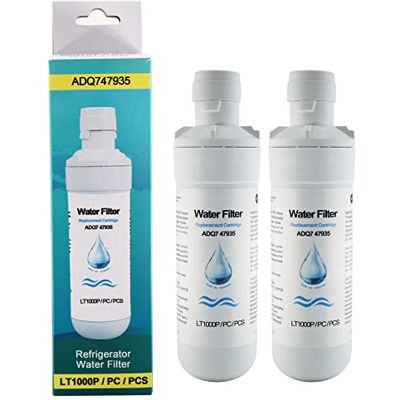 QQJIN Lt1000p/Pc/Pcs Water Filter für Kuehlschrank, Extern Kühlschrank Wasserfilter ADQ747935, NSF-Zertifizierte, Kompatibel mit MDJ64844601, ADQ74793501, ADQ74793502, Kenmore9980… QQJIN Lt1000p/Pc/Pcs Water Filter für Kuehlschrank, Extern Kühlschrank Wasserfilter ADQ747935, NSF-Zertifizierte, Kompatibel mit MDJ64844601, ADQ74793501, ADQ74793502, Kenmore9980…