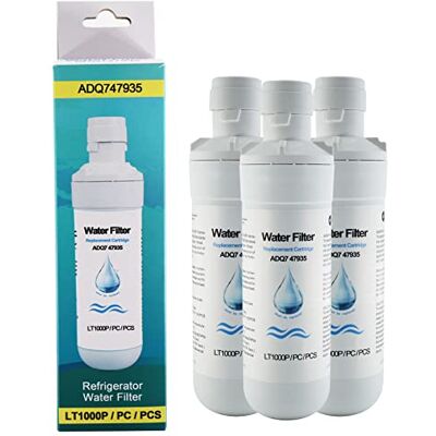 QQJIN Lt1000p/Pc/Pcs Water Filter für Kuehlschrank, Extern Kühlschrank Wasserfilter ADQ747935, NSF-Zertifizierte, Kompatibel mit MDJ64844601, ADQ74793501, ADQ74793502, Kenmore9980… QQJIN Lt1000p/Pc/Pcs Water Filter für Kuehlschrank, Extern Kühlschrank Wasserfilter ADQ747935, NSF-Zertifizierte, Kompatibel mit MDJ64844601, ADQ74793501, ADQ74793502, Kenmore9980…