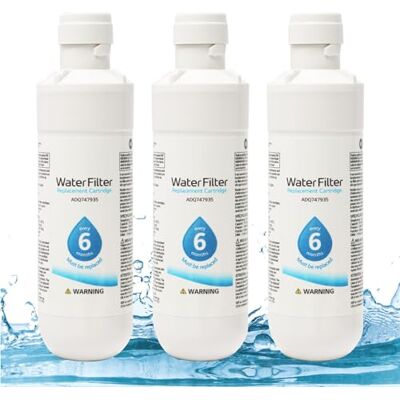 DASNTERED Refrigerator Water Filter for LG LT1000P, Universal Fridge Water Filter Replacement, Water Filter Odor Filter for Refrigerator Freezer Water Filter Cartridge(3pcs) DASNTERED Refrigerator Water Filter for LG LT1000P, Universal Fridge Water Filter Replacement, Water Filter Odor Filter for Refrigerator Freezer Water Filter Cartridge(3pcs)