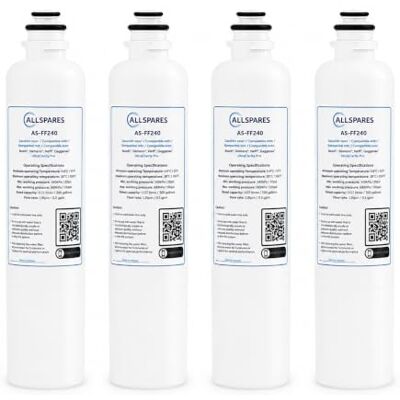 AllSpares Wasserfilter für Kühlschrank Ultra Clarity Pro geeignet für Bosch Siemens Neff 11032518 / KSZ50UCP (4 Stück) AllSpares Wasserfilter für Kühlschrank Ultra Clarity Pro geeignet für Bosch Siemens Neff 11032518 / KSZ50UCP (4 Stück)
