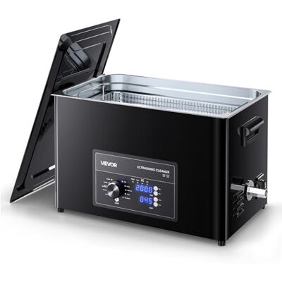 VEVOR Ultraschallreiniger professionelles Ultraschallreinigungsgerät mit Drehknopfsteuerung 30 L, Reinigungsgerät mit Korb & Reinigungskugel, Ultraschallgerät für Uhren Rasierer Schmuck Münzen VEVOR Ultraschallreiniger professionelles Ultraschallreinigungsgerät mit Drehknopfsteuerung 30 L, Reinigungsgerät mit Korb & Reinigungskugel, Ultraschallgerät für Uhren Rasierer Schmuck Münzen