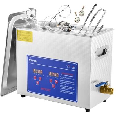 VEVOR Ultraschallreiniger 6L reiniger ultraschallgerät Ultraschallreinigungsgerät Ultrasonic Cleaner mit Heizung Digital Timer for glasses Jewellery False Teeth Coins etc VEVOR Ultraschallreiniger 6L reiniger ultraschallgerät Ultraschallreinigungsgerät Ultrasonic Cleaner mit Heizung Digital Timer for glasses Jewellery False Teeth Coins etc