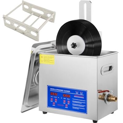 VEVOR Ultraschallreiniger 395 x 25 x 325 mm Ultraschallreiniger für Vinyl 6 L Vinyl Ultraschallreinigungsmaschine 8 Scheiben 180W Schallplatten-Reiniger, Wäscheständer für Zuhause VEVOR Ultraschallreiniger 395 x 25 x 325 mm Ultraschallreiniger für Vinyl 6 L Vinyl Ultraschallreinigungsmaschine 8 Scheiben 180W Schallplatten-Reiniger, Wäscheständer für Zuhause