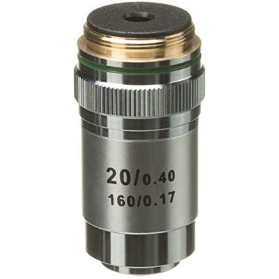 Bresser Bress 5941020 20x DIN optisches Mikroskopobjektiv 20x Numerische Apertur 0,40, optische Länge 160 mm, Deckglaskorrektur 0,17 mm, für kompatible DIN Mikroskope Bresser Bress 5941020 20x DIN optisches Mikroskopobjektiv 20x Numerische Apertur 0,40, optische Länge 160 mm, Deckglaskorrektur 0,17 mm, für kompatible DIN Mikroskope