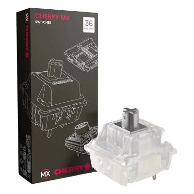 CHERRY MX2A RGB Speed Silver Switch Kit, 36 Mechanische Switches (5-PIN) Original -Qualität, für DIY, Hot Swap, Custom oder Gaming-Keyboard, Linearer Schalter ohne Klick, Schnell & Direkt CHERRY MX2A RGB Speed Silver Switch Kit, 36 Mechanische Switches (5-PIN) Original -Qualität, für DIY, Hot Swap, Custom oder Gaming-Keyboard, Linearer Schalter ohne Klick, Schnell & Direkt