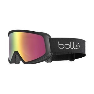 Bollé BEDROCK PLUS Unisex-Skibrille Vollrand Monoscheibe Kunststoff-Gestell, schwarz