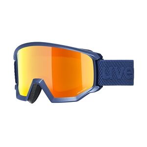 Uvex ATHLETIC CV Unisex-Skibrille Vollrand Monoscheibe Kunststoff-Gestell, blau