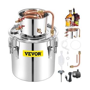 VEVOR Distillieranlage Moonshine, 50 L Wasser Alkohol Destillierer Moonshine Φ 40 x 40 cm Kesselfass-Größe, Moonshine Still Distiller mit zweifacher Temperaturregelung, Destilliergerät Alkohol