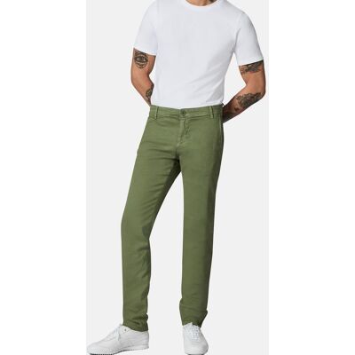 PEAK TIME Lange Chino-Hose "Solon" Tapered Fit Fusion Olive W38/L32 PEAK TIME Lange Chino-Hose "Solon" Tapered Fit Fusion Olive W38/L32