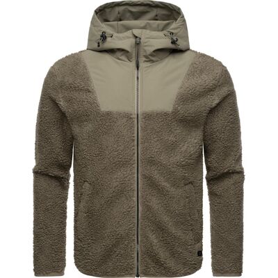 RAGWEAR Fleece-Jacke mit hohem Kragen "Adar" Mocca XXXL RAGWEAR Fleece-Jacke mit hohem Kragen "Adar" Mocca XXXL