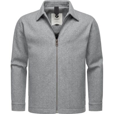 RAGWEAR Hemdjacke in Woll-Optik "Azzte Felt" Light Grey XL RAGWEAR Hemdjacke in Woll-Optik "Azzte Felt" Light Grey XL