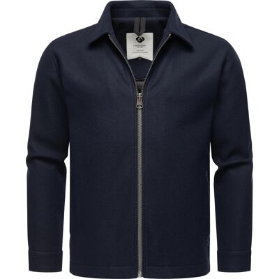 RAGWEAR Hemdjacke in Woll-Optik "Azzte Felt" Navy XL RAGWEAR Hemdjacke in Woll-Optik "Azzte Felt" Navy XL