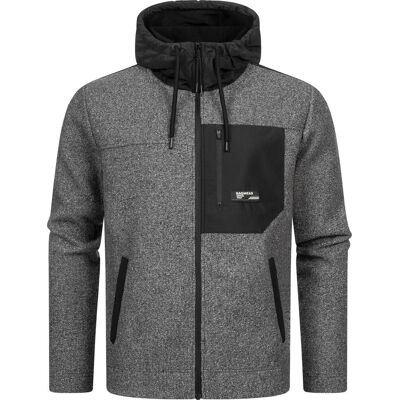 RAGWEAR Weiche Fleecejacke mit Brusttasche "Brodney" Dark Grey M RAGWEAR Weiche Fleecejacke mit Brusttasche "Brodney" Dark Grey M