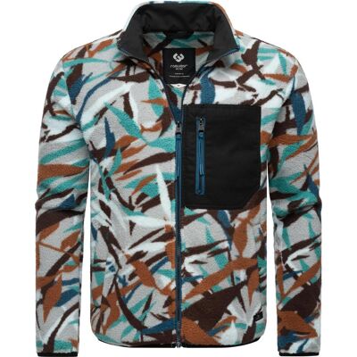 RAGWEAR Fleecejacke mit hohem Kragen "Collsy" Aqua L RAGWEAR Fleecejacke mit hohem Kragen "Collsy" Aqua L