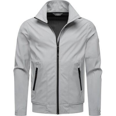 RAGWEAR Wasserdichte Übergangsjacke mit hohem Kragen "Collwie" Light Grey 4XL RAGWEAR Wasserdichte Übergangsjacke mit hohem Kragen "Collwie" Light Grey 4XL