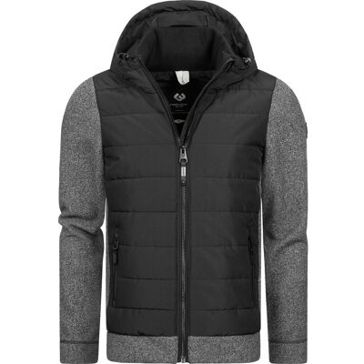 RAGWEAR Leichte Steppjacke mit Kapuze "Doryan Melange" Black M RAGWEAR Leichte Steppjacke mit Kapuze "Doryan Melange" Black M