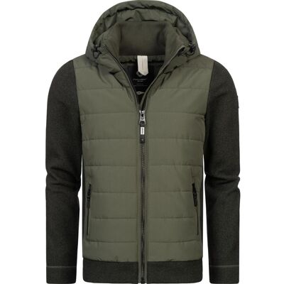RAGWEAR Leichte Steppjacke mit Kapuze "Doryan Melange" Dark Olive S RAGWEAR Leichte Steppjacke mit Kapuze "Doryan Melange" Dark Olive S