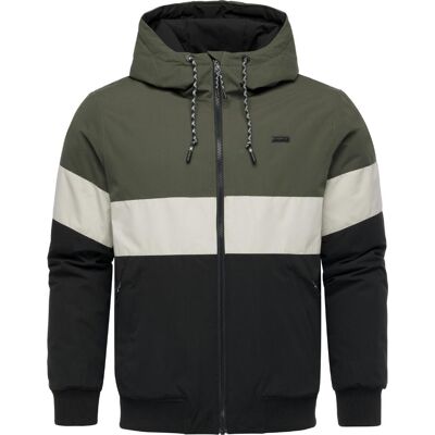 RAGWEAR Gefütterte Bomberjacke mit Kapuze "Jinig Warm YOUMODO" Dark Olive M RAGWEAR Gefütterte Bomberjacke mit Kapuze "Jinig Warm YOUMODO" Dark Olive M