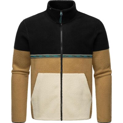RAGWEAR Lonndy Fleecejacke - Herren - schwarz - hoher Kragen RAGWEAR Lonndy Fleecejacke - Herren - schwarz - hoher Kragen