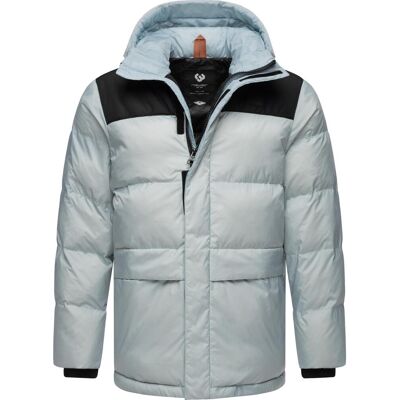 RAGWEAR Warme Winter Steppjacke mit Kapuze "Mikkesh" Arctic Blue L RAGWEAR Warme Winter Steppjacke mit Kapuze "Mikkesh" Arctic Blue L
