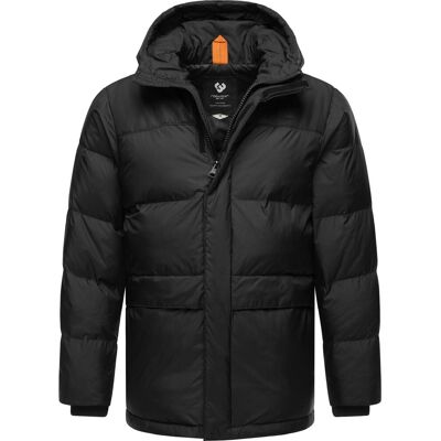RAGWEAR Warme Winter Steppjacke mit Kapuze "Mikkesh" Black M RAGWEAR Warme Winter Steppjacke mit Kapuze "Mikkesh" Black M