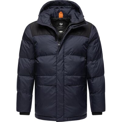 RAGWEAR Warme Winter Steppjacke mit Kapuze "Mikkesh" Navy S RAGWEAR Warme Winter Steppjacke mit Kapuze "Mikkesh" Navy S