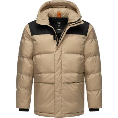 RAGWEAR Warme Winter Steppjacke mit Kapuze "Mikkesh" Taupe XXXL RAGWEAR Warme Winter Steppjacke mit Kapuze "Mikkesh" Taupe XXXL