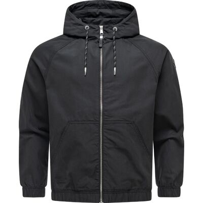 RAGWEAR Leichte Übergangsjacke mit verstellbarer Kapuze "Roog YOUMODO" Black XXL RAGWEAR Leichte Übergangsjacke mit verstellbarer Kapuze "Roog YOUMODO" Black XXL