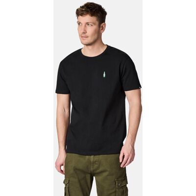 RAGWEAR Boxy T-Shirt mit Flaschen-Stickerei "Samms C Gots YOUMODO" Black XXXL RAGWEAR Boxy T-Shirt mit Flaschen-Stickerei "Samms C Gots YOUMODO" Black XXXL