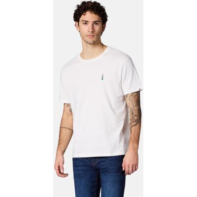 RAGWEAR Boxy T-Shirt mit Flaschen-Stickerei "Samms C Gots YOUMODO" White 4XL RAGWEAR Boxy T-Shirt mit Flaschen-Stickerei "Samms C Gots YOUMODO" White 4XL
