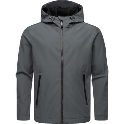 RAGWEAR Wasserdichte Softshelljacke mit Kapuze "Shellwie Warm" Dark Grey S RAGWEAR Wasserdichte Softshelljacke mit Kapuze "Shellwie Warm" Dark Grey S
