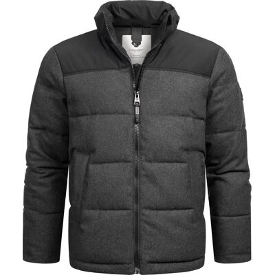 RAGWEAR Warme Steppjacke in Woll-Optik "Waldess" Dark Grey L RAGWEAR Warme Steppjacke in Woll-Optik "Waldess" Dark Grey L