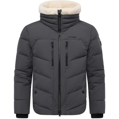 STONE HARBOUR Winter Steppjacke mit kuscheligem Kragen "Ansello XX" Anthracite S STONE HARBOUR Winter Steppjacke mit kuscheligem Kragen "Ansello XX" Anthracite S