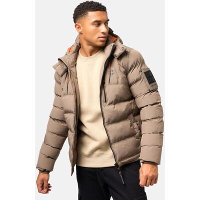 STONE HARBOUR Kurze Winter Steppjacke "Arvidoo" Stone Brown XXXL STONE HARBOUR Kurze Winter Steppjacke "Arvidoo" Stone Brown XXXL