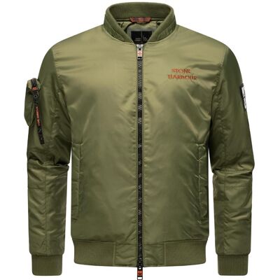 STONE HARBOUR Modische Bomberjacke mit Ärmeltasche "Berkoo" Olive Leaf M STONE HARBOUR Modische Bomberjacke mit Ärmeltasche "Berkoo" Olive Leaf M