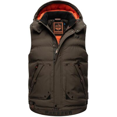 STONE HARBOUR Warme Steppweste mit Kapuze "Egoor" Anthracite S STONE HARBOUR Warme Steppweste mit Kapuze "Egoor" Anthracite S