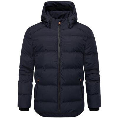 STONE HARBOUR Winter Steppjacke mit Kapuze "Gavriloo XX" Navy S STONE HARBOUR Winter Steppjacke mit Kapuze "Gavriloo XX" Navy S