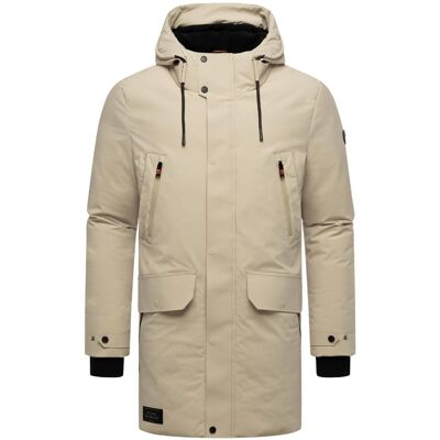 STONE HARBOUR Winterparka mit Kapuze "Kitraan XX" Sand L STONE HARBOUR Winterparka mit Kapuze "Kitraan XX" Sand L