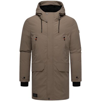 STONE HARBOUR Winterparka mit Kapuze "Kitraan XX" Stone Brown L STONE HARBOUR Winterparka mit Kapuze "Kitraan XX" Stone Brown L