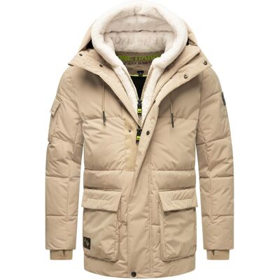 STONE HARBOUR Steppjacke mit Teddyfleece-Einsatz "Lauroo XX" Sand Beige XL STONE HARBOUR Steppjacke mit Teddyfleece-Einsatz "Lauroo XX" Sand Beige XL